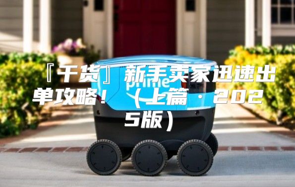 『干货』新手卖家迅速出单攻略！上篇·2025版
