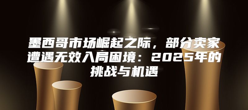 墨西哥市场崛起之际，部分卖家遭遇无效入局困境：2025年的挑战与机遇