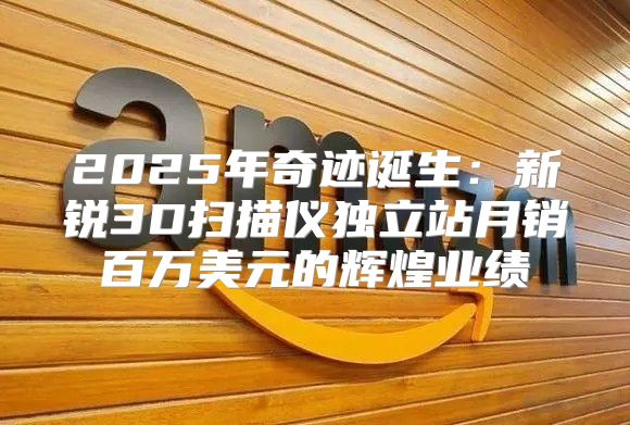 2025年奇迹诞生：新锐3D扫描仪独立站月销百万美元的辉煌业绩
