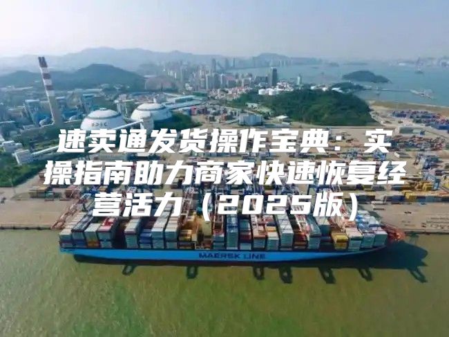速卖通发货操作宝典：实操指南助力商家快速恢复经营活力2025版