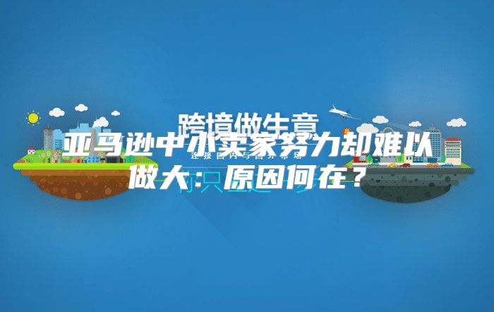 亚马逊中小卖家努力却难以做大：原因何在？