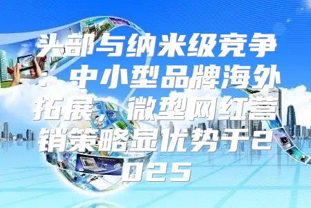 头部与纳米级竞争：中小型品牌海外拓展，微型网红营销策略显优势于2025