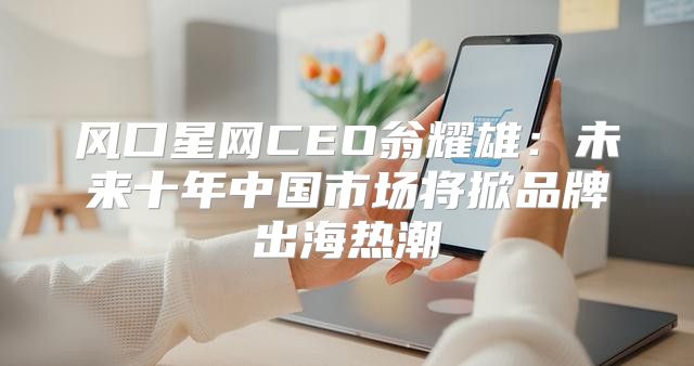 风口星网CEO翁耀雄：未来十年中国市场将掀品牌出海热潮