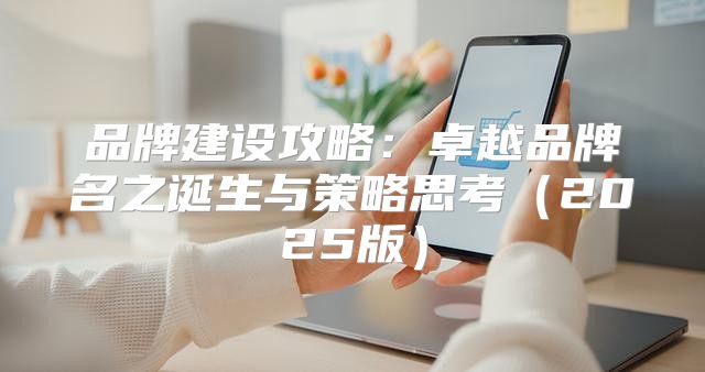 品牌建设攻略：卓越品牌名之诞生与策略思考2025版