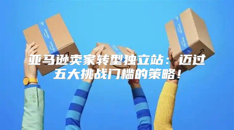 亚马逊卖家转型独立站：迈过五大挑战门槛的策略！