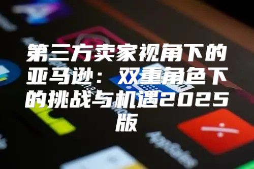 第三方卖家视角下的亚马逊：双重角色下的挑战与机遇2025版