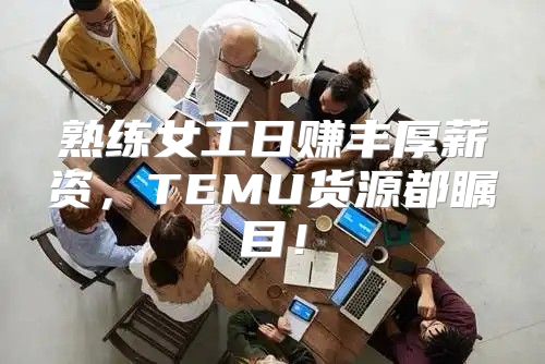 熟练女工日赚丰厚薪资，TEMU货源都瞩目！