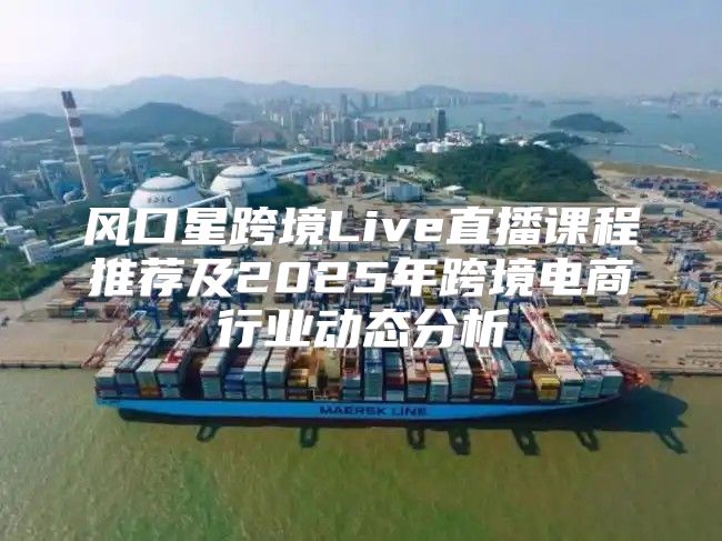 风口星跨境Live直播课程推荐及2025年跨境电商行业动态分析