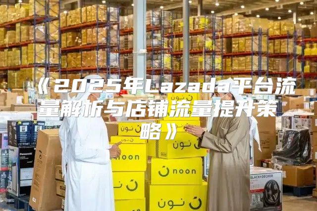 2025年Lazada平台流量解析与店铺流量提升策略
