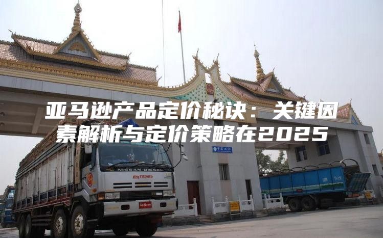 亚马逊产品定价秘诀：关键因素解析与定价策略在2025