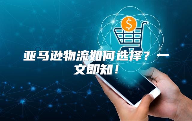 亚马逊物流如何选择？一文即知！