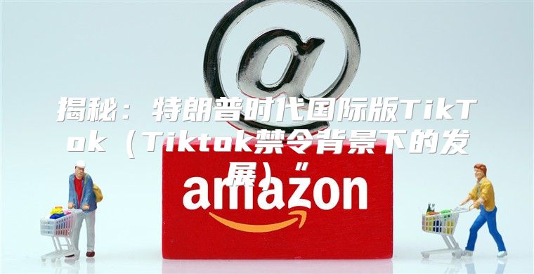 揭秘：特朗普时代国际版TikTokTiktok禁令背景下的发展”