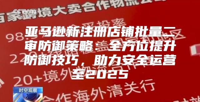 亚马逊新注册店铺批量二审防御策略：全方位提升防御技巧，助力安全运营至2025