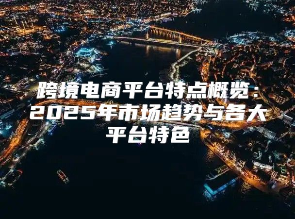 跨境电商平台特点概览：2025年市场趋势与各大平台特色