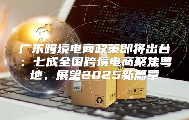 广东跨境电商政策即将出台：七成全国跨境电商聚焦粤地，展望2025新篇章