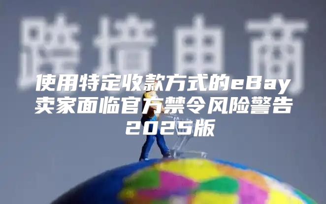 使用特定收款方式的eBay卖家面临官方禁令风险警告 2025版