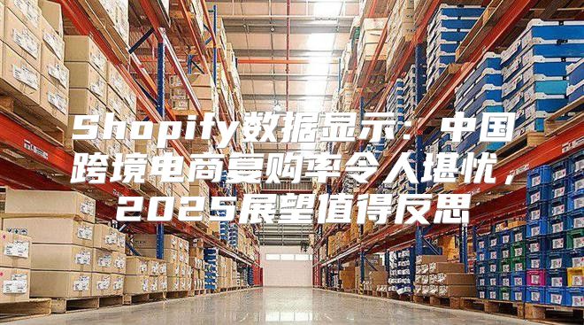 Shopify数据显示：中国跨境电商复购率令人堪忧，2025展望值得反思