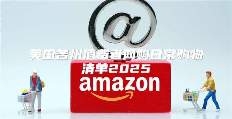 美国各州消费者网购日常购物清单2025