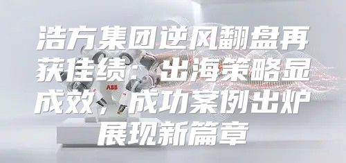 浩方集团逆风翻盘再获佳绩：出海策略显成效，成功案例出炉展现新篇章