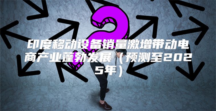 印度移动设备销量激增带动电商产业蓬勃发展预测至2025年