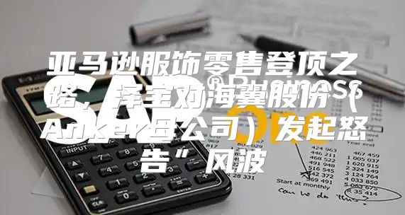 亚马逊服饰零售登顶之路，泽宝对海翼股份Anker母公司发起怒告”风波