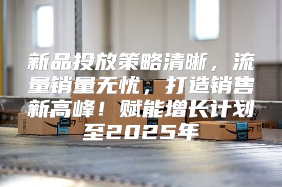 新品投放策略清晰，流量销量无忧，打造销售新高峰！赋能增长计划至2025年
