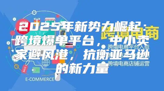 2025年新势力崛起：跨境爆单平台，中小卖家避风港，抗衡亚马逊的新力量