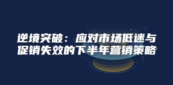 逆境突破：应对市场低迷与促销失效的下半年营销策略