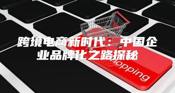 跨境电商新时代：中国企业品牌化之路探秘