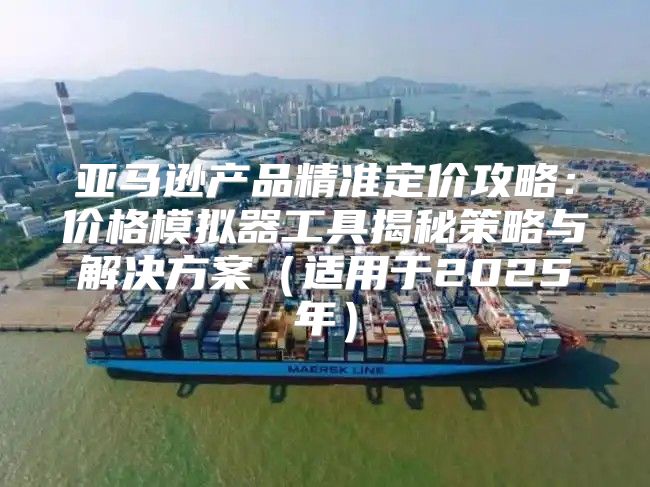 亚马逊产品精准定价攻略：价格模拟器工具揭秘策略与解决方案适用于2025年