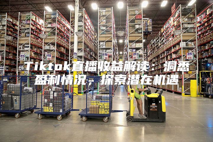 Tiktok直播收益解读：洞悉盈利情况，探索潜在机遇