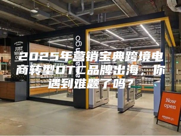 2025年营销宝典跨境电商转型DTC品牌出海，你遇到难题了吗？