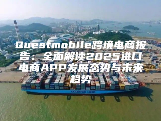 Questmobile跨境电商报告：全面解读2025进口电商APP发展态势与未来趋势