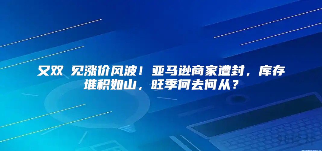 又双叒见涨价风波！亚马逊商家遭封，库存堆积如山，旺季何去何从？