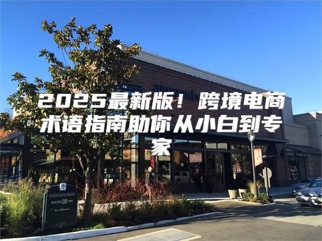 2025最新版！跨境电商术语指南助你从小白到专家