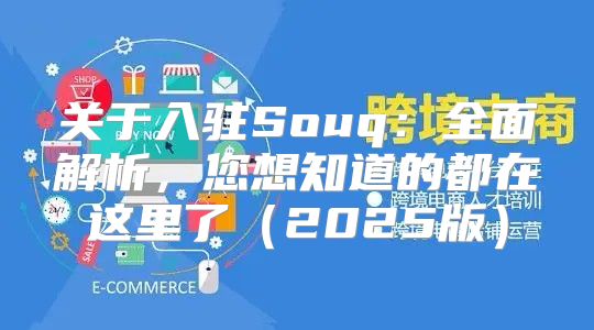 关于入驻Souq：全面解析，您想知道的都在这里了2025版