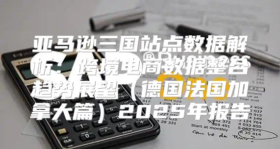 亚马逊三国站点数据解析：跨境电商数据整合趋势展望德国法国加拿大篇2025年报告