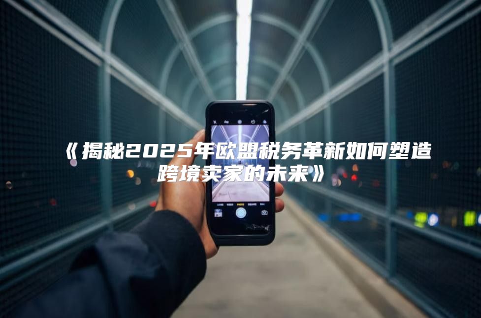 揭秘2025年欧盟税务革新如何塑造跨境卖家的未来