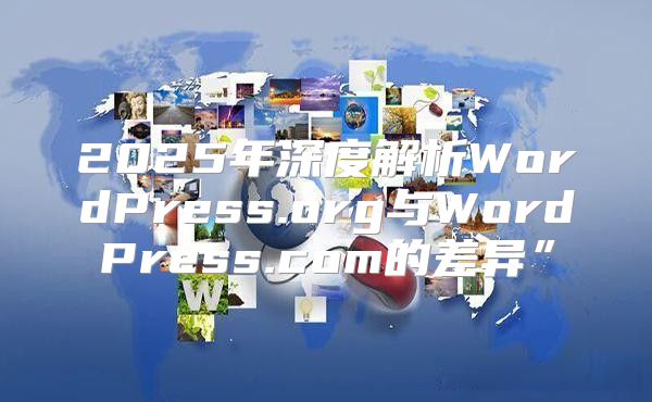2025年深度解析WordPress.org与WordPress.com的差异”
