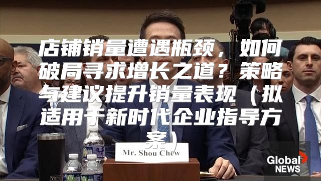 店铺销量遭遇瓶颈，如何破局寻求增长之道？策略与建议提升销量表现拟适用于新时代企业指导方案