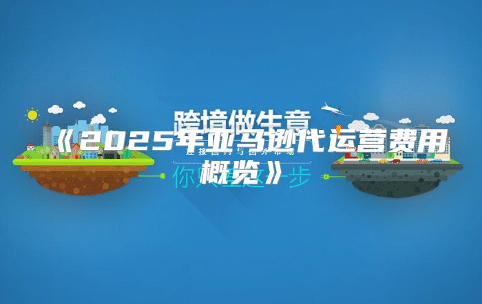 2025年亚马逊代运营费用概览