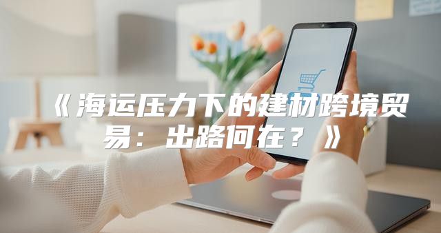 海运压力下的建材跨境贸易：出路何在？