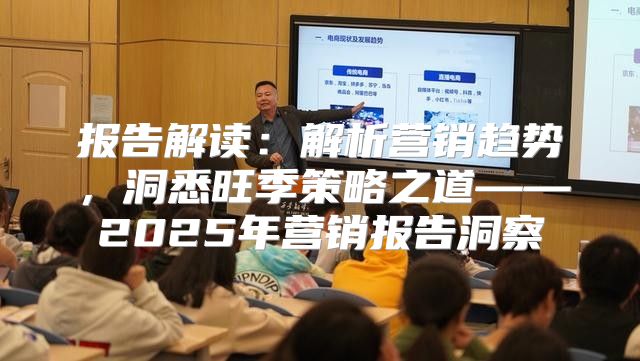 报告解读：解析营销趋势，洞悉旺季策略之道——2025年营销报告洞察