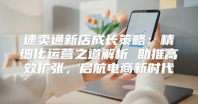 速卖通新店成长策略：精细化运营之道解析 助推高效扩张，启航电商新时代