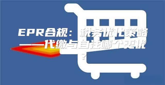 EPR合规：税务优化策略——代缴与自注哪个更优？