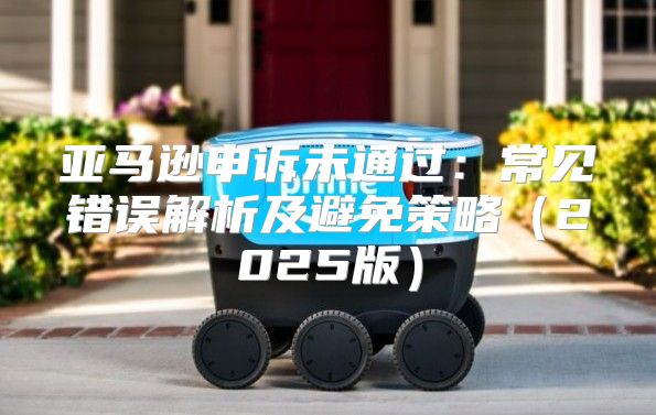 亚马逊申诉未通过：常见错误解析及避免策略2025版