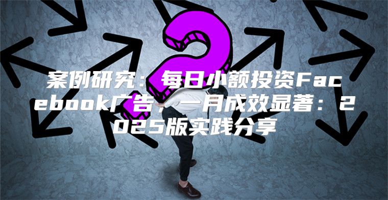 案例研究：每日小额投资Facebook广告，一月成效显著：2025版实践分享