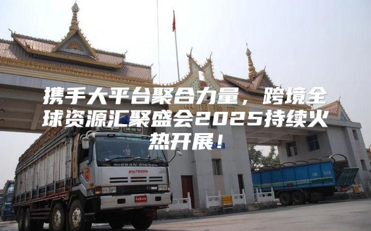 携手大平台聚合力量，跨境全球资源汇聚盛会2025持续火热开展！