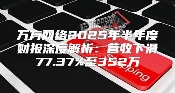 万方网络2025年半年度财报深度解析：营收下滑77.37%至352万