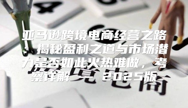 亚马逊跨境电商经营之路：揭秘盈利之道与市场潜力是否如此火热难做，考察详解 — 2025版